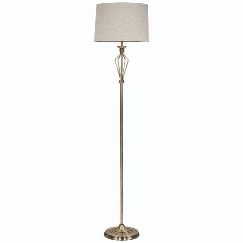 Antique Brass Floor Lamp