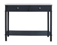 Curved 2 Draw Console Table