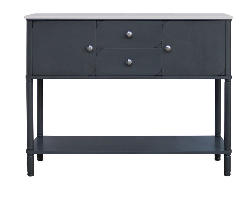 Curved 2 Draw Console Table