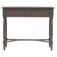 Brown 2 Drawer Console