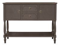 Brown 2 Drawer Cupboard Unit