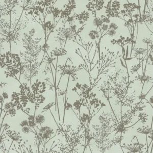 Mint Floral Wallpaper