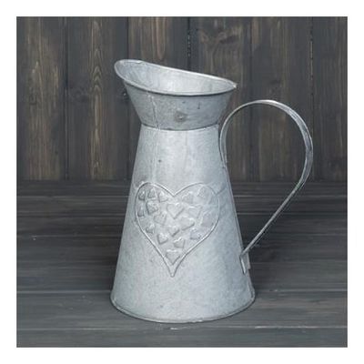 Rustic Zinc Jug 22cm