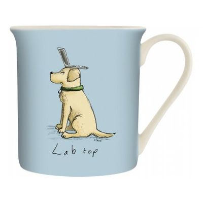 Louise Tate China Mug, Lab Top