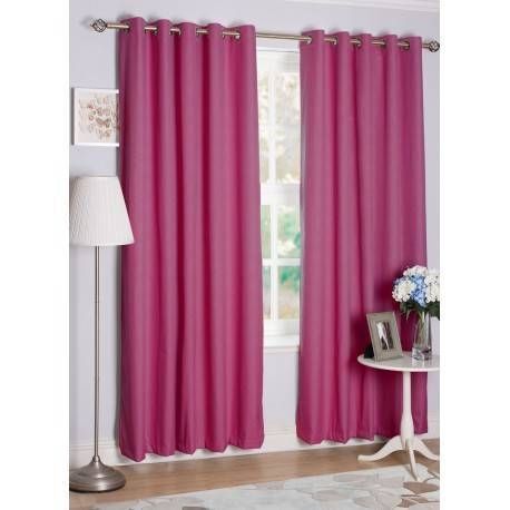 Daytona Fuchsia Curtain 66x72