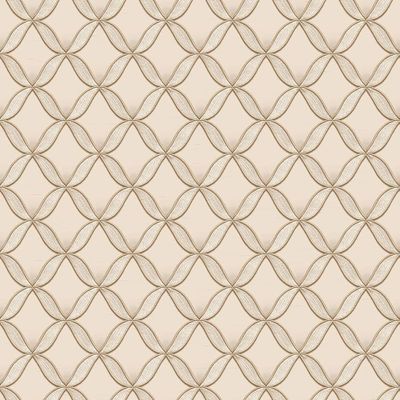 Fabric Touch Geo Trellis Cream