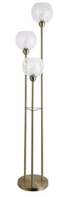 Floor Lamp 3 Glass Bubbled
