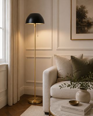 Bella Brass Floor Lamp