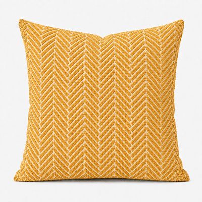 CUSHION STUDIO HERRINGBONE HONEY