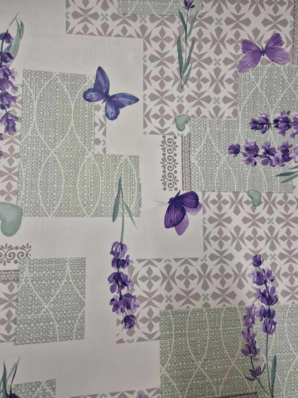 Purple Butterfly Tablecloth