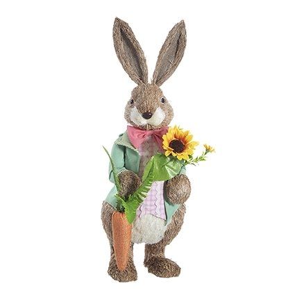 Rustic Male Bunny in Sage Green Jacket