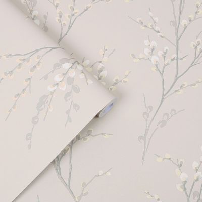 Laura Ashley Wallpaper Pussy Willow Dove Grey