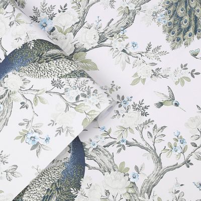 Laura Ashley Belvedere Midnight Wallpaper