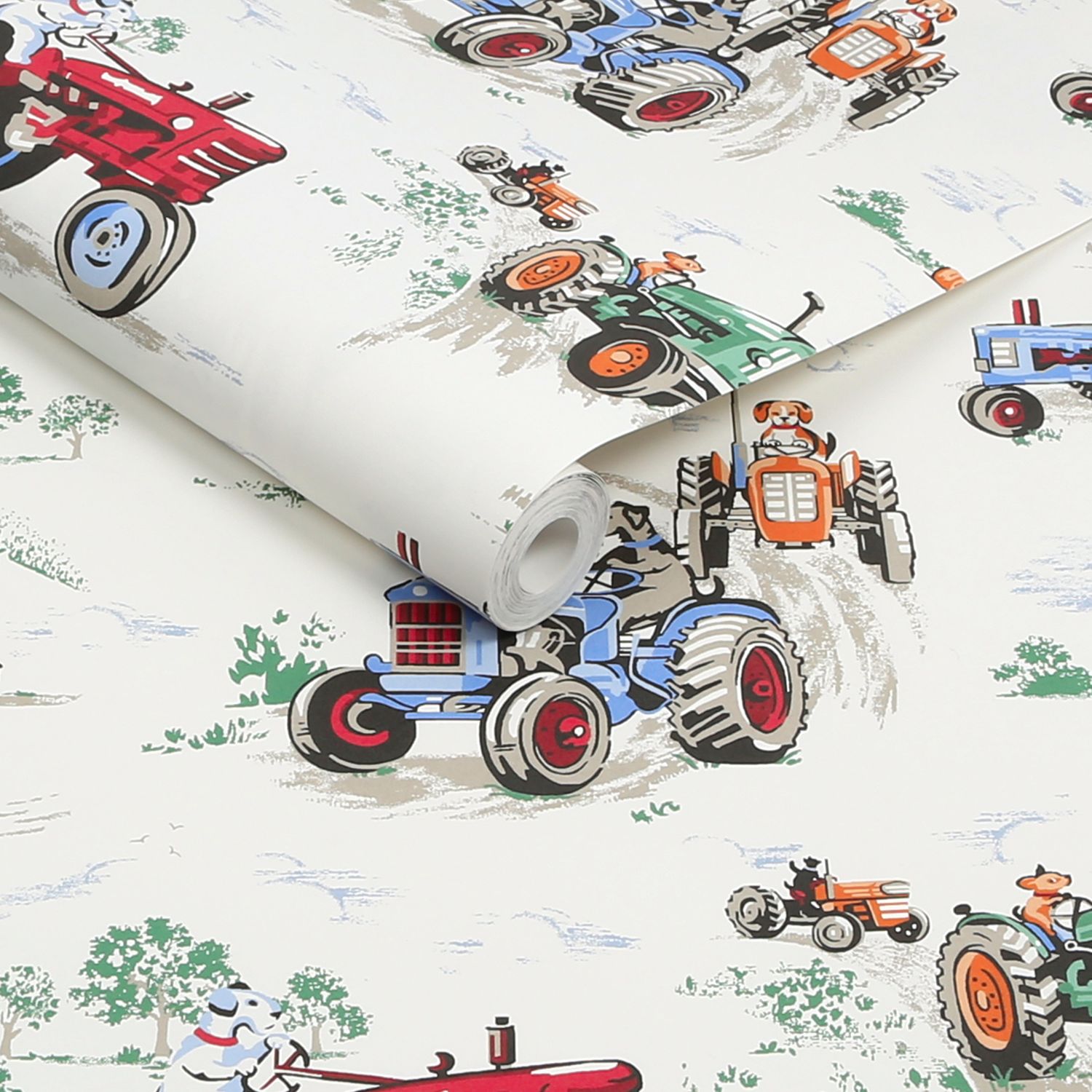 Cath Kidston Tractor Wallaper