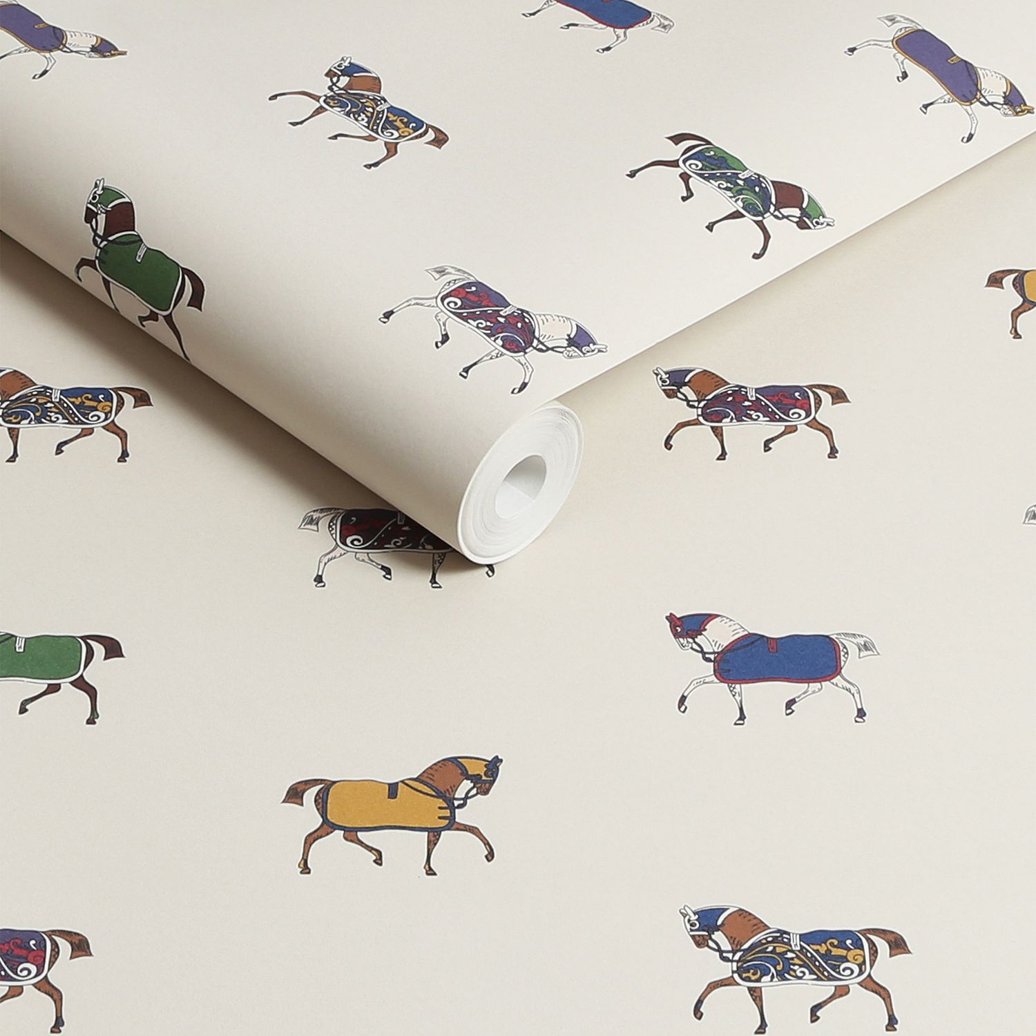 Joules Regal Horse Cream Wallpaper
