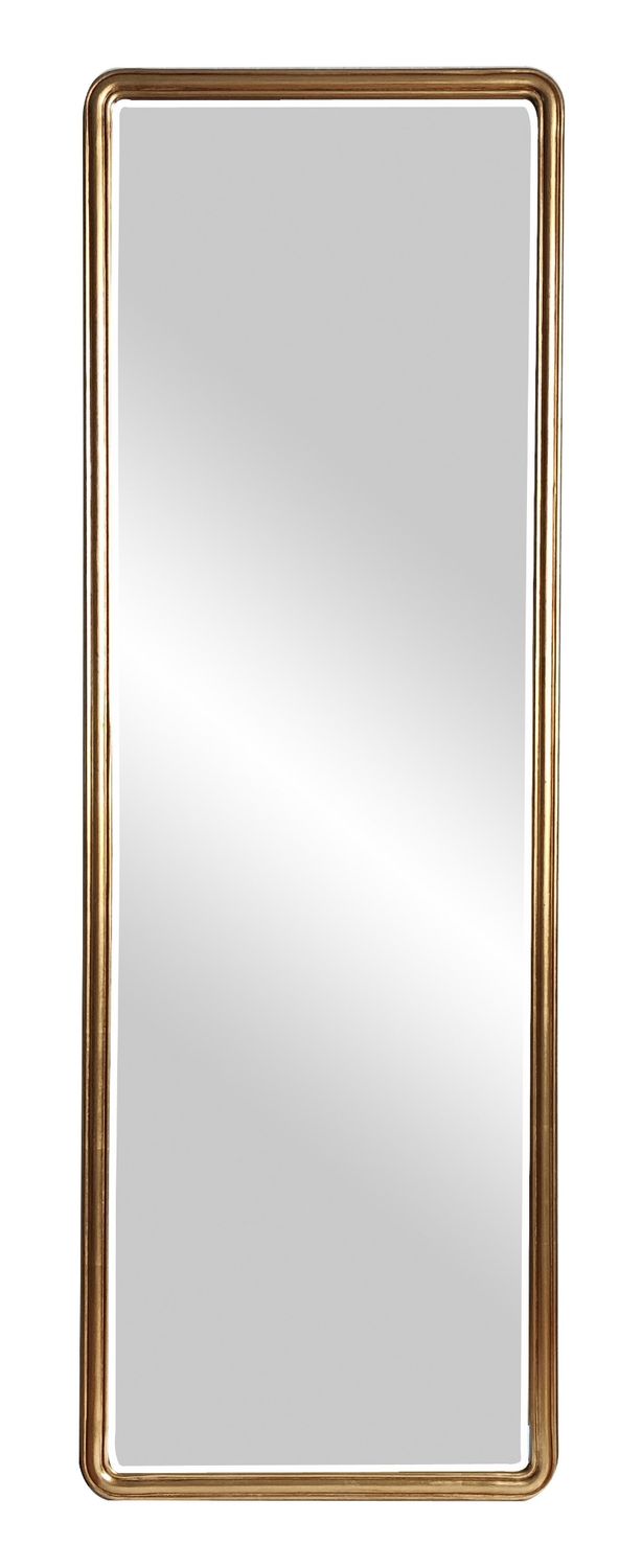 Large Gold Bevelled Mirror