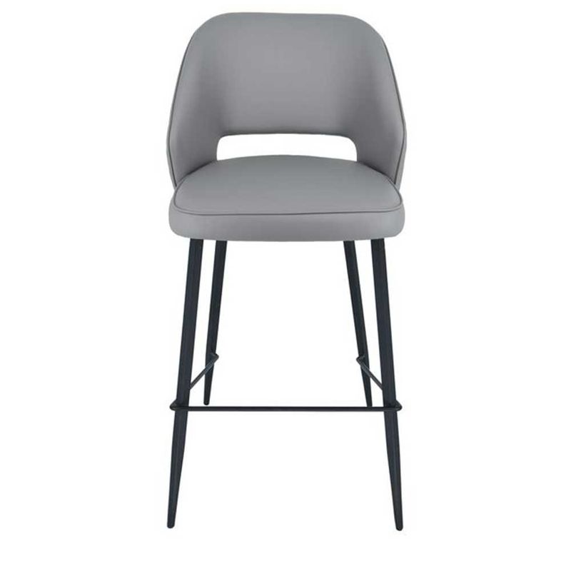 Bar Stool Pu Grey