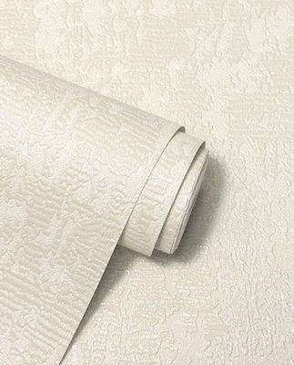 Florian Plain Cream Wallpaper