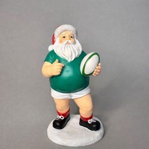 Santa with rugby ball 
