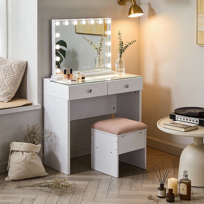 Vanity Set 2 Draw Storage
