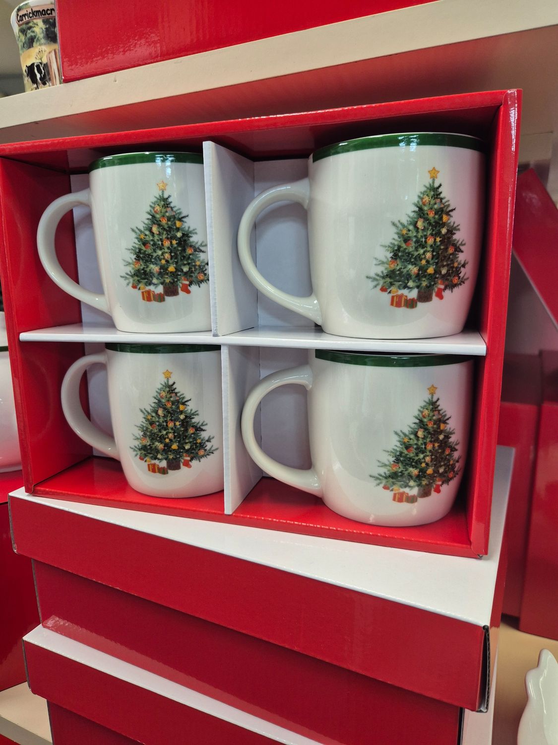 Chistmas 4pc Mug Set