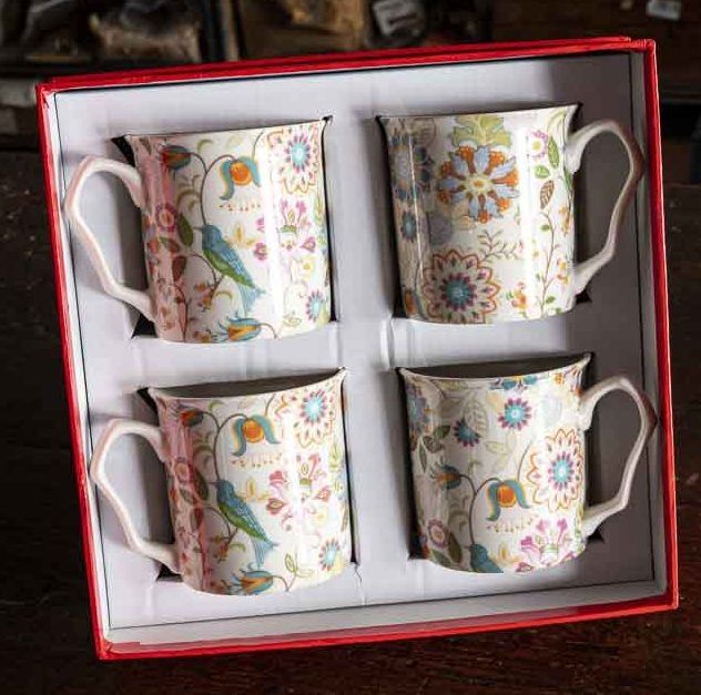 Imari Mug Set 4pc