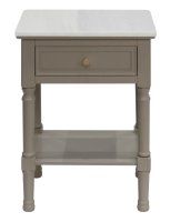 Khaki 1 Draw Side Table