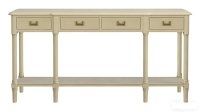 Light Oak 4 Draw Console