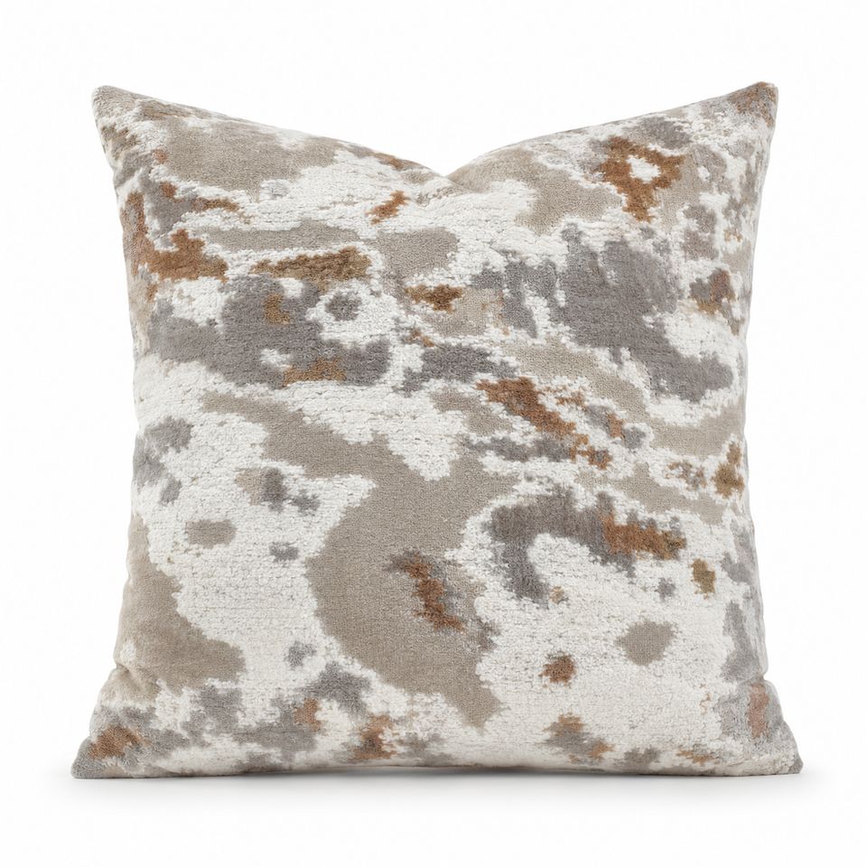 Abstract Biege Multi Cushion