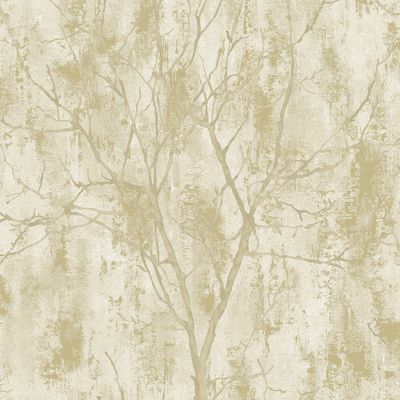 Venetian Tree Gold Wallpaper