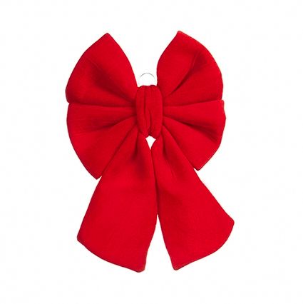 Christmas Velvet Bow Red