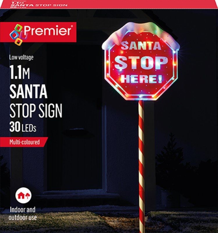 Santa Stop Here 1.1m