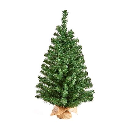 Christmas Burlap Table Tree