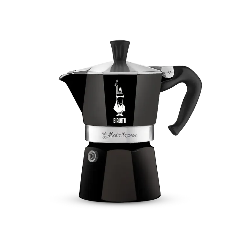 MOKA EXPRESS BLACK CUPS X 6