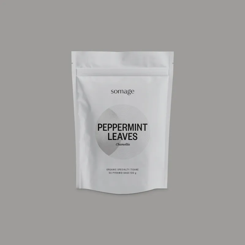 ORGANIC PEPPERMINT - 20 PYRAMID INFUSERS - 40g Box