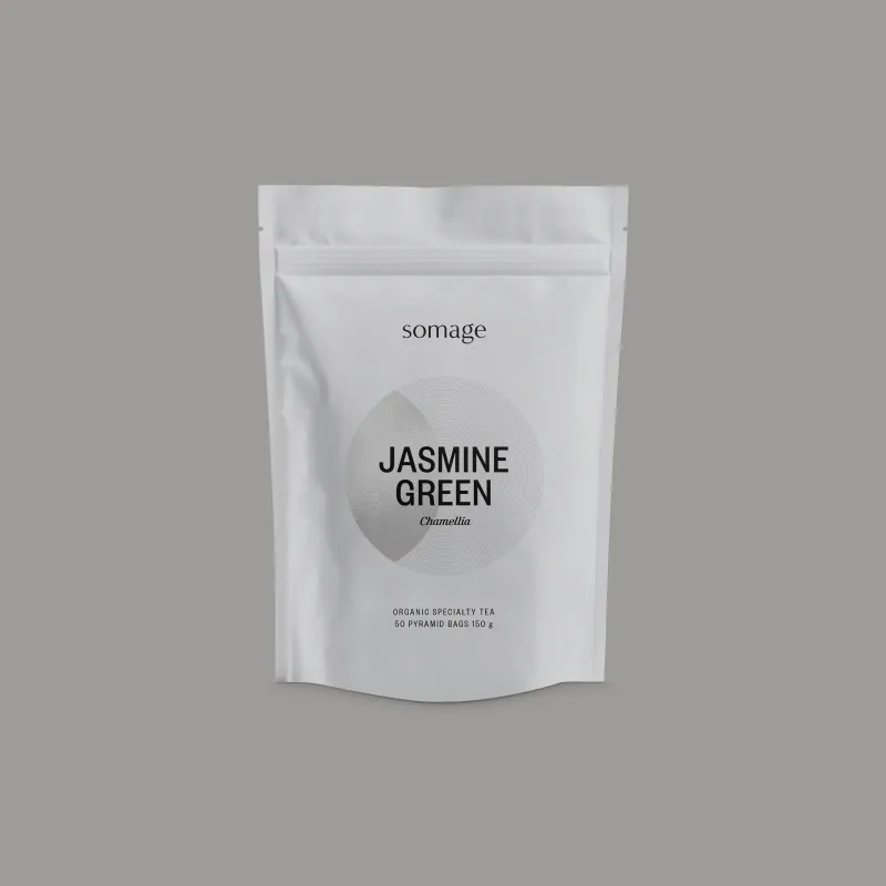 ORGANIC JASMINE GREEN - 20 PYRAMID INFUSERS - 60gr Box