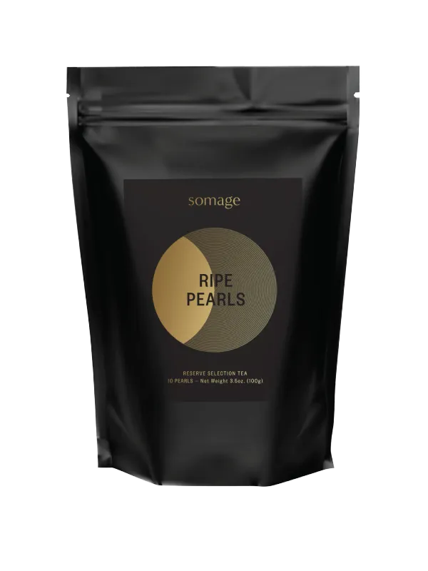 RIPE PUERH PEARLS - SHOU (RIPE) PUERH - 10 pearls