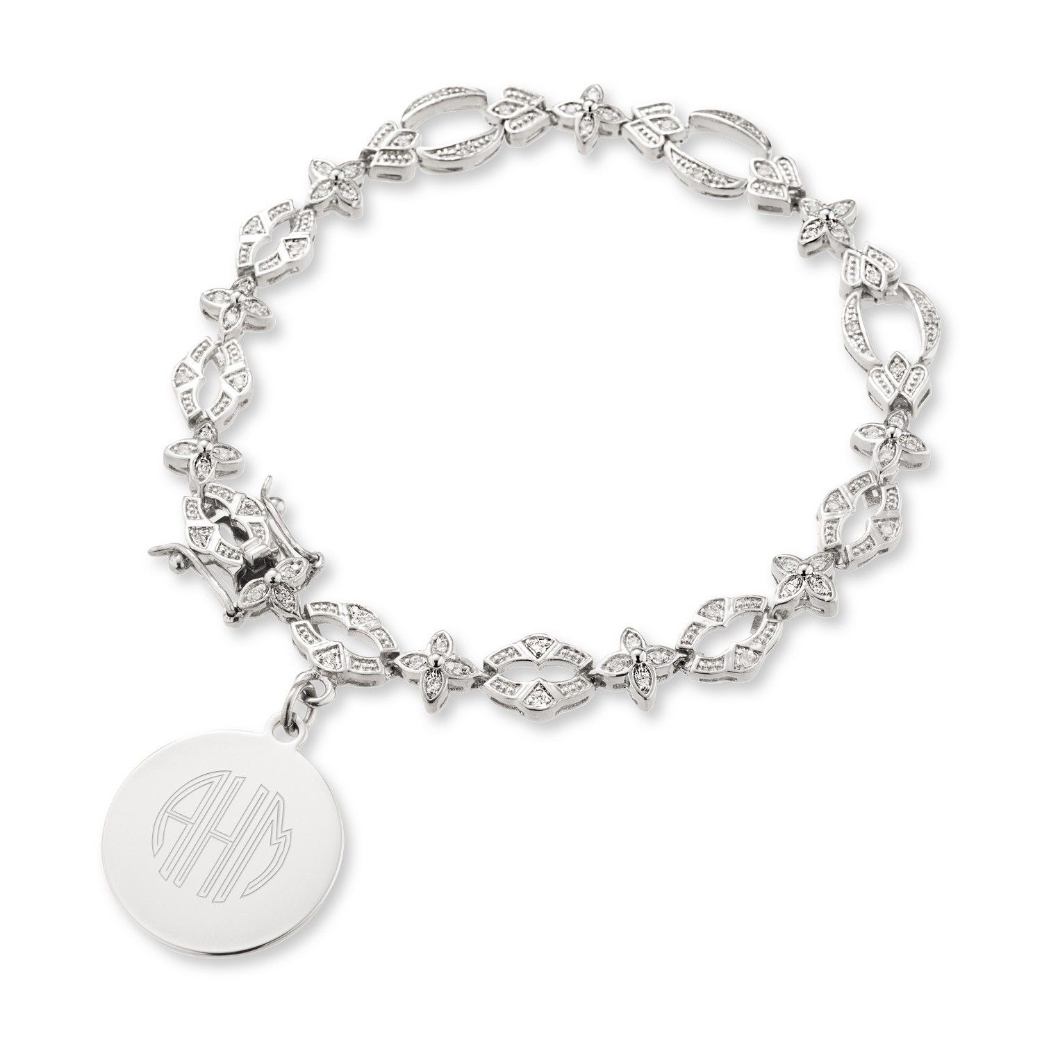 Things Remembered Floral Tennis Bracelet - Women&#39;s