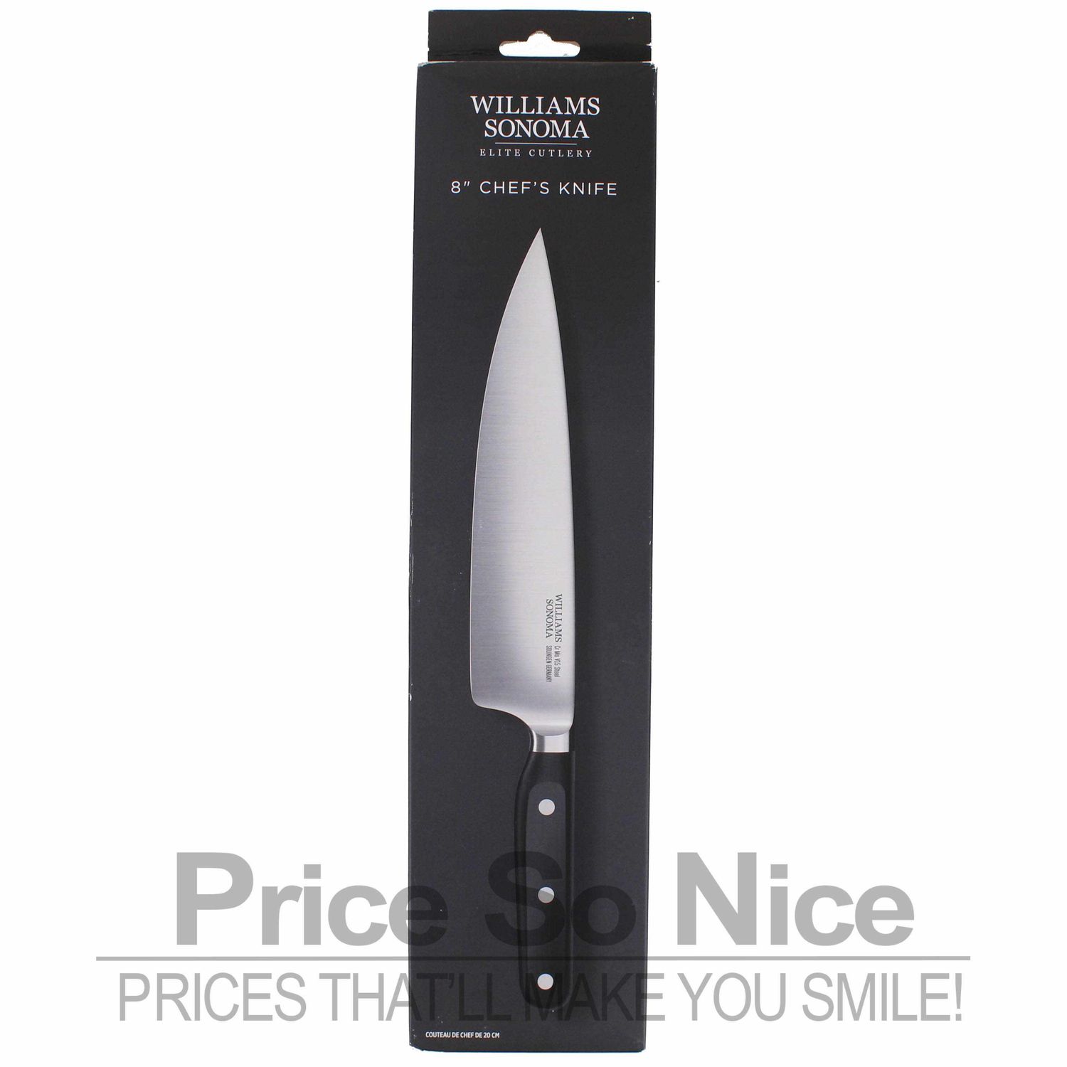 Williams Sonoma Elite Chef&#39;s Knife, 8&quot; MSRP $130