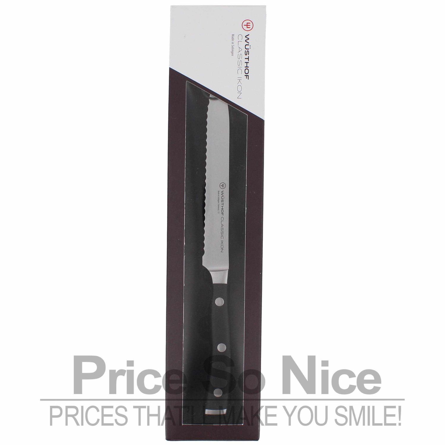 Wusthof Classic Ikon 5&quot; Serrated Utility Knife MSRP $145