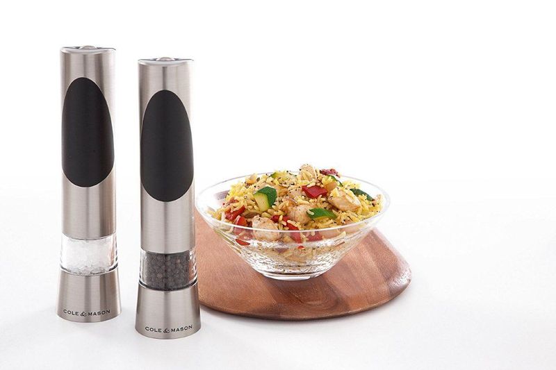 Cole &amp; Mason Richmond Electric Salt &amp; Pepper Grinder Set MSRP $75