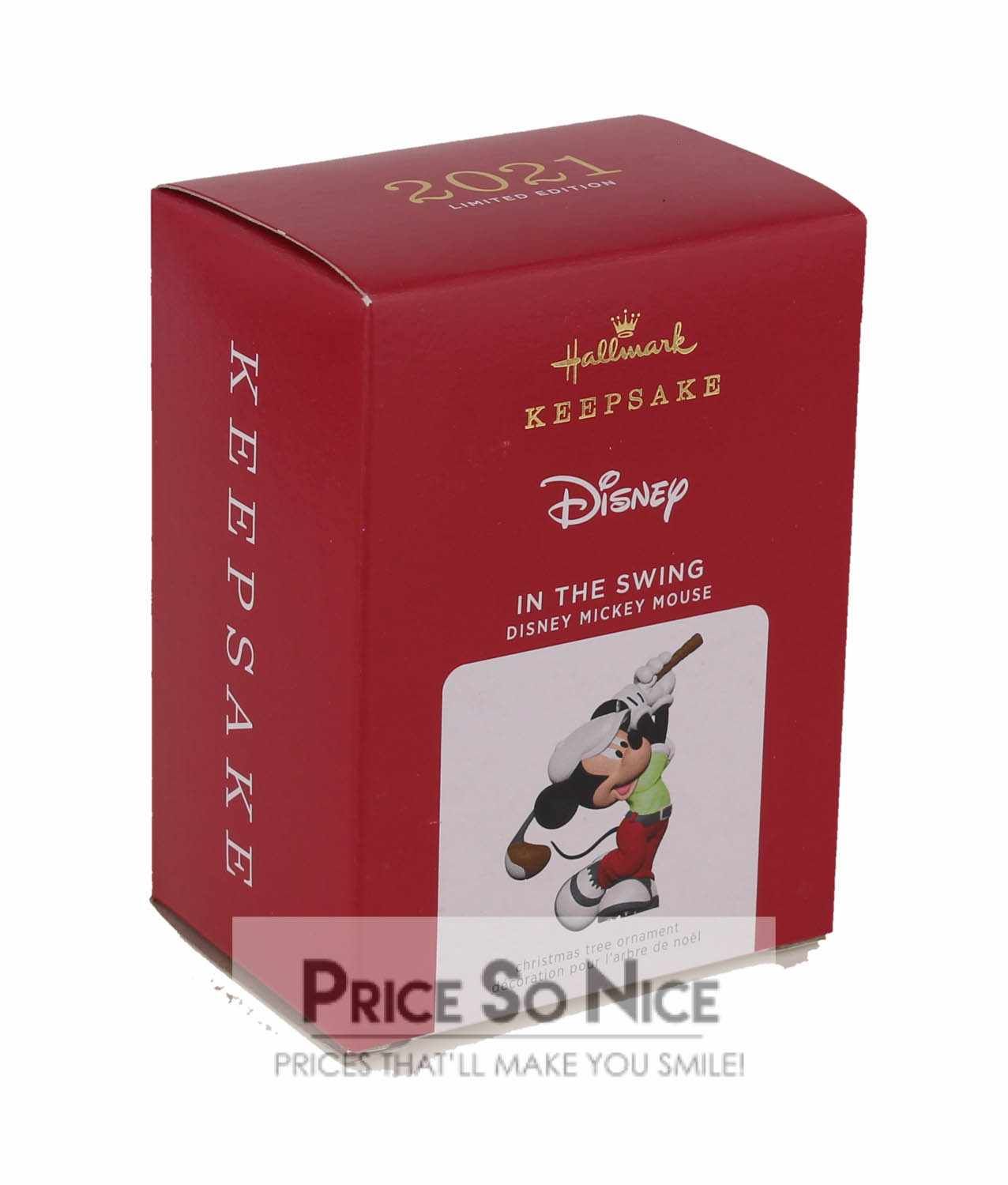Hallmark 2021 Ornament -  In the Swing - Disney Mikey Mouse Limited Edition