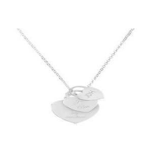 Things Remembered Triple Heart Necklace