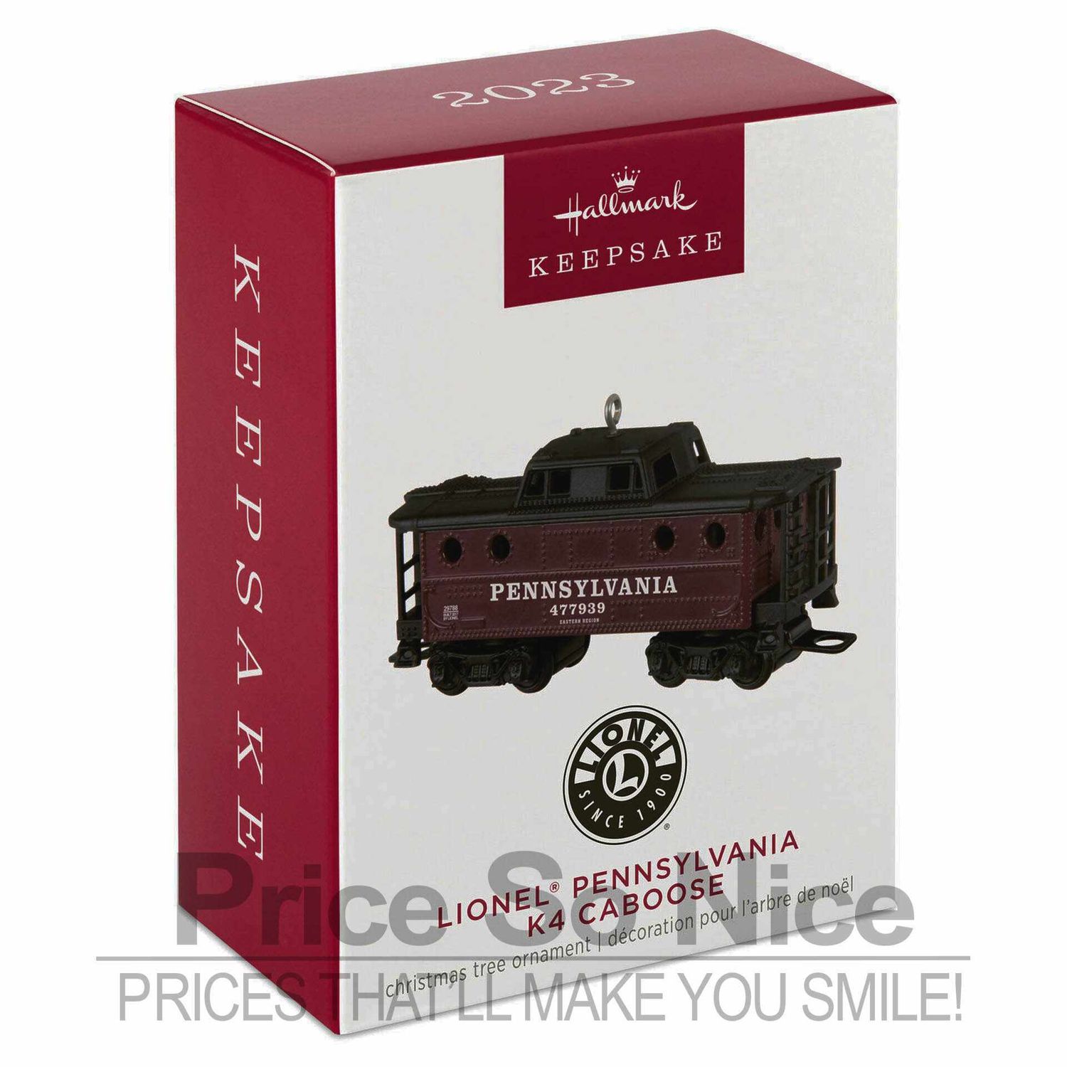 Hallmark 2023 Ornament - Lionel Pennsylvania K4 Caboose