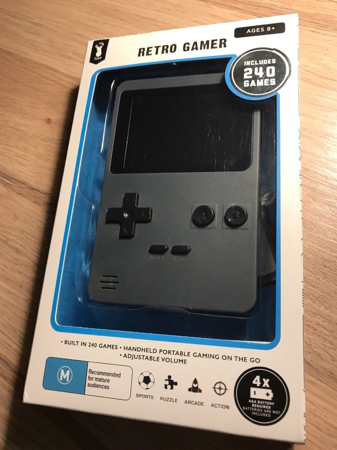 Retro Gamer Handheld by Typo - Black