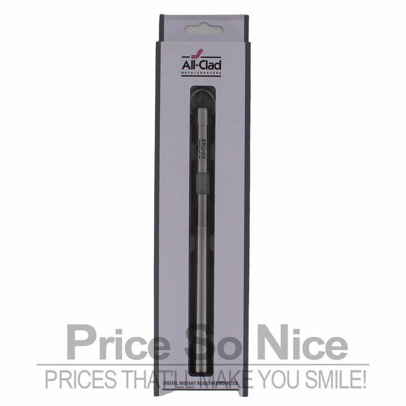 AllClad T200 Digital Instant Read Thermometer Stainless Steel MSRP 50