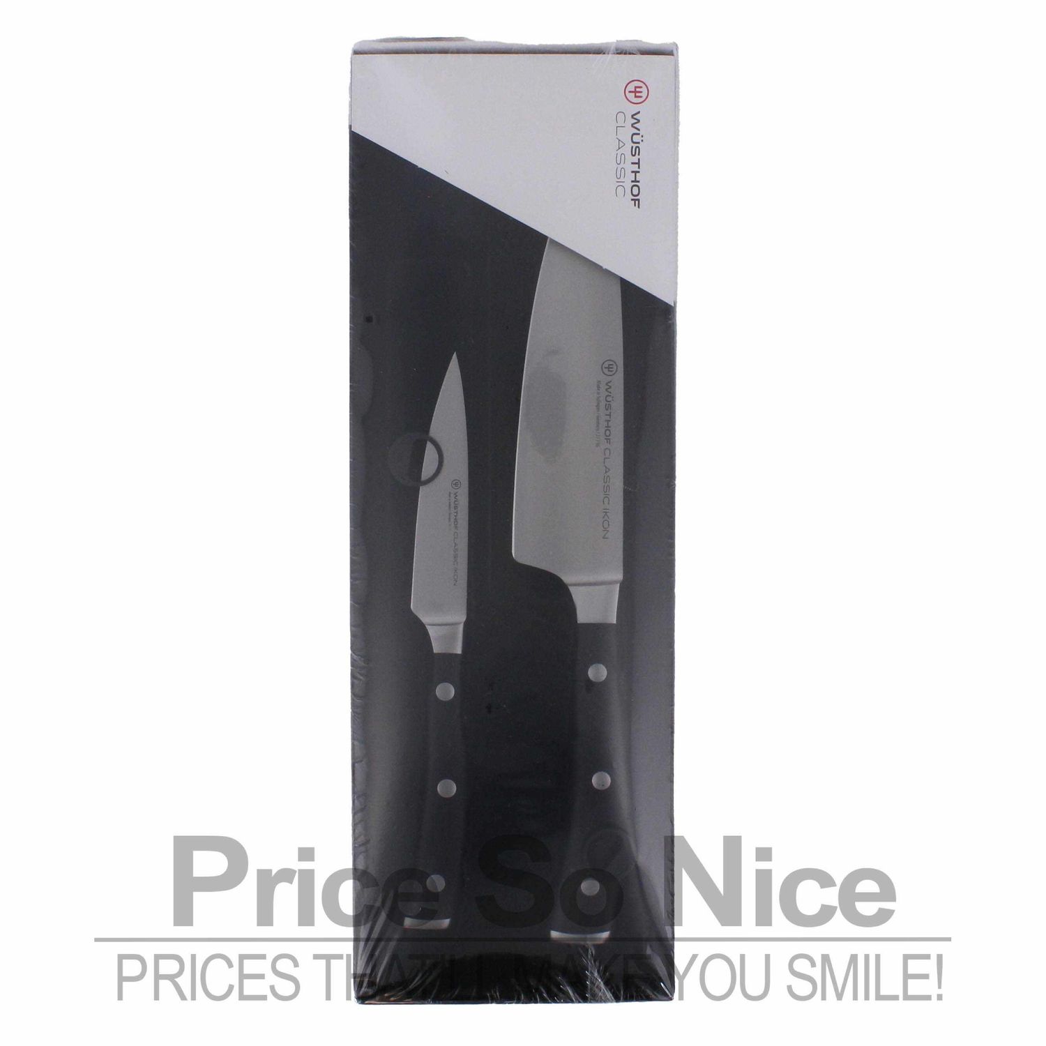 Wusthof Classic Ikon 2-Piece Prep Knife:  Set 3.5&quot; Paring  &amp; 6&quot; Cook&#39;s MSRP $327