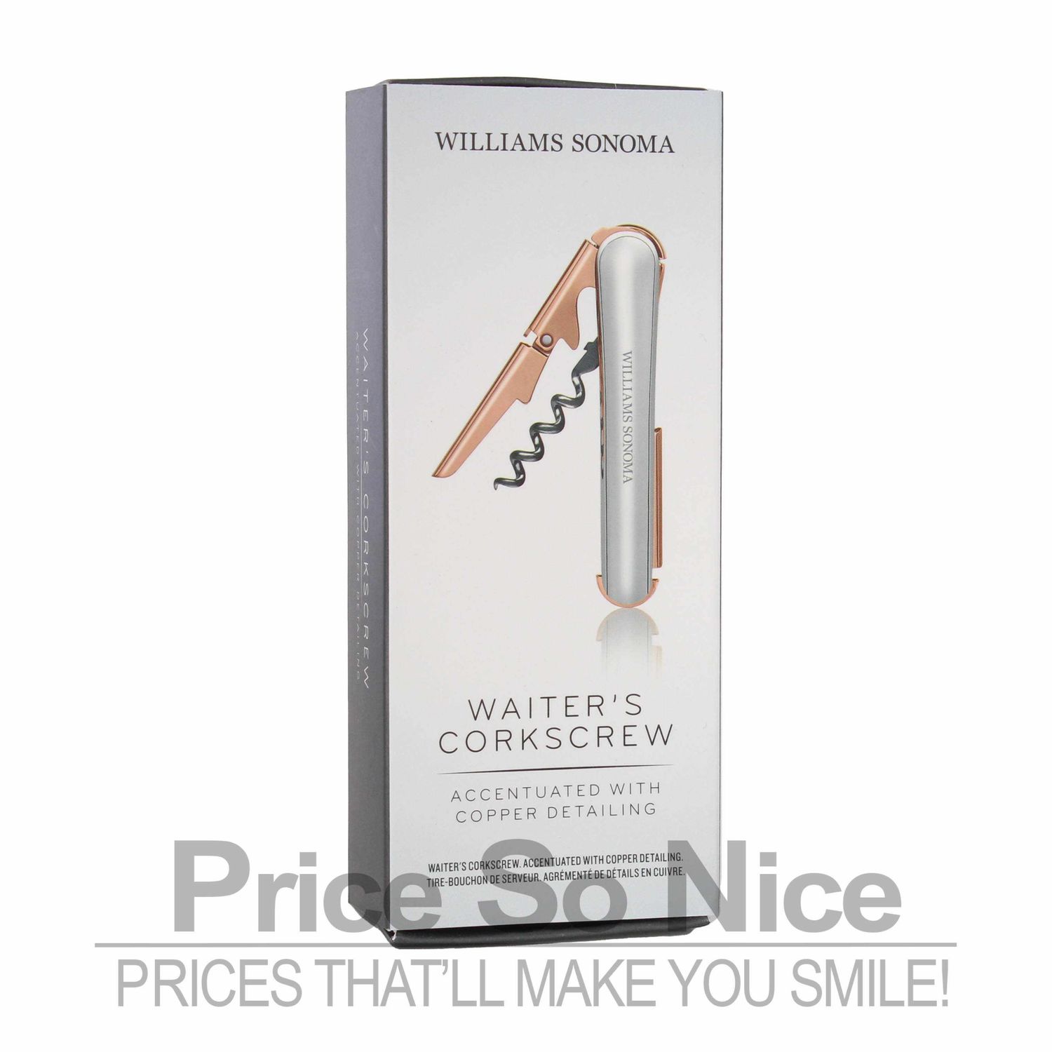 Williams Sonoma Wine Waiters Corkscrew MSRP $45