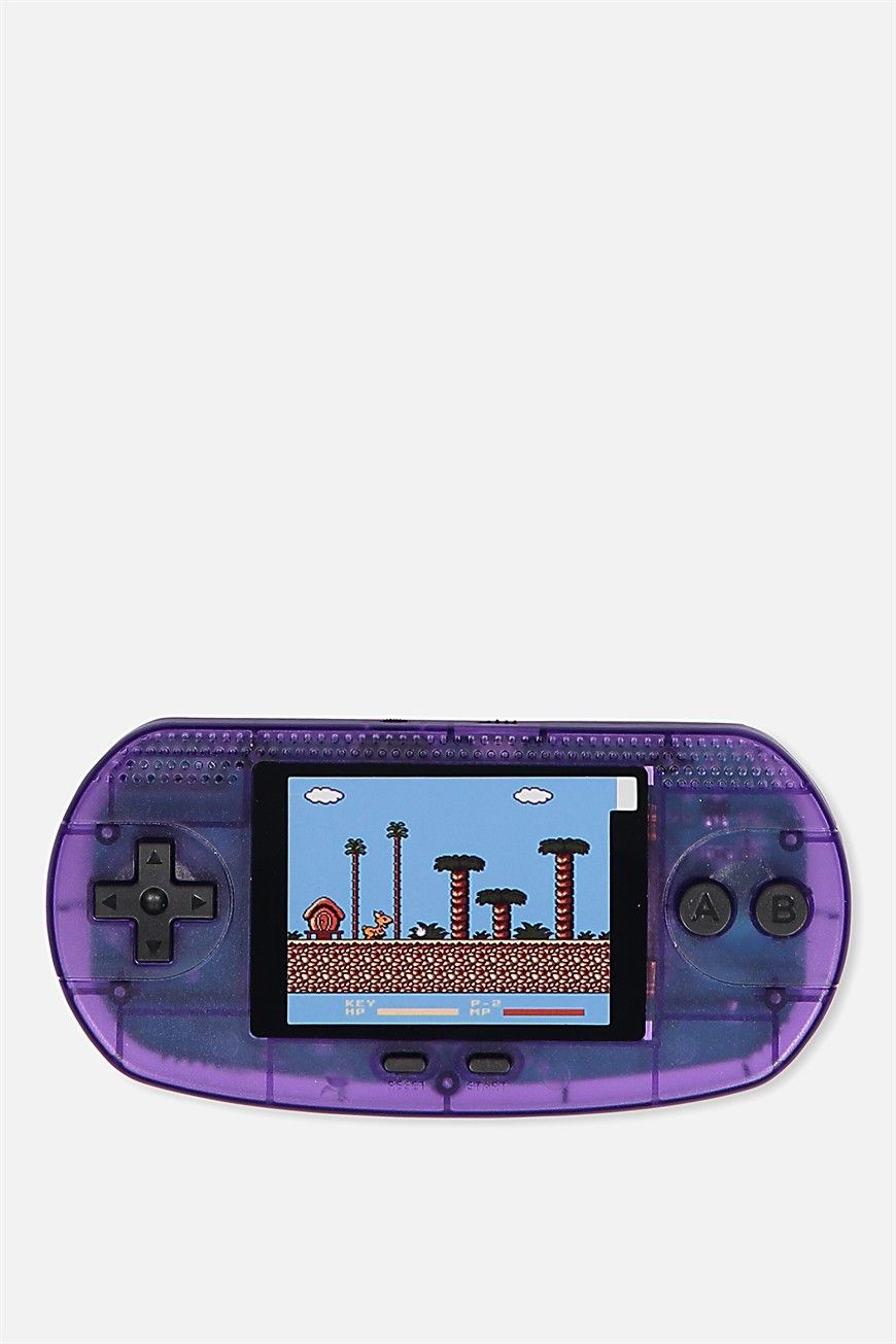 Typo Vintage Gamer Mini Console, Purple Translucent