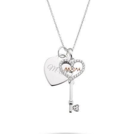 Things Remembered Sterling Silver Mom Key Necklace